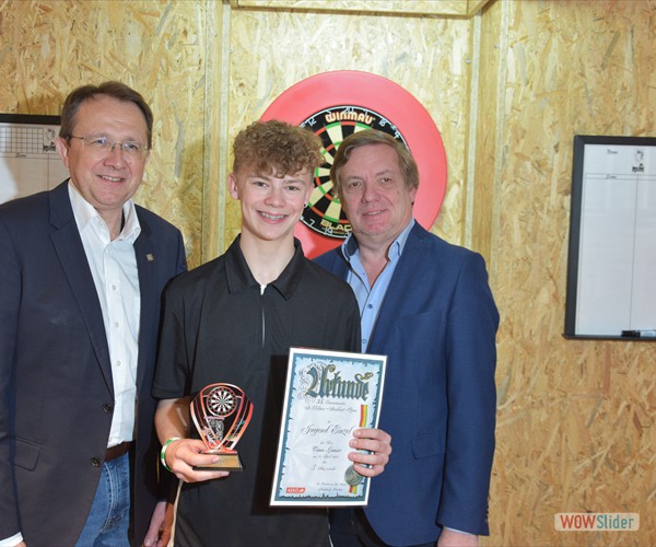 2023 Open JE 3PL BM Mag. Matthias Stadler,Timo Ganser, Sportstadtrat Heinz Hauptmann